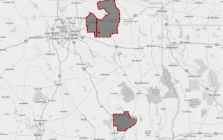 Texas East LiDAR Map