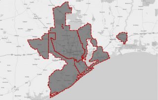 Texas Coastal LiDAR Map