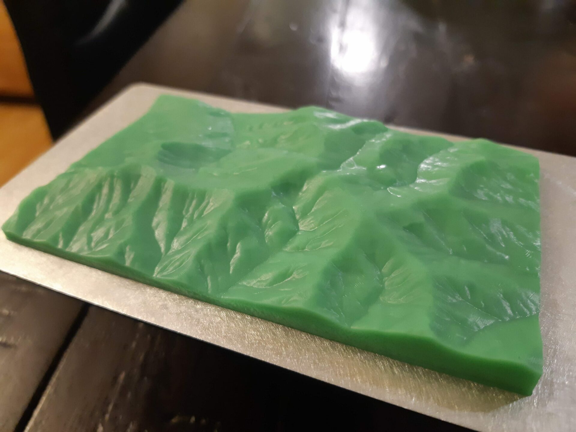 3D printing topography
