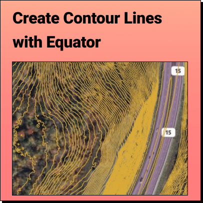 Create contour lines with Equator