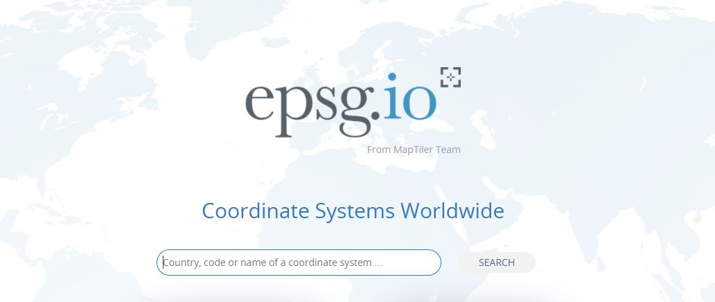 EPSG.io screenshot