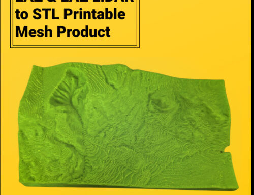 LiDAR (LAS/LAZ) to 3D printable STL model
