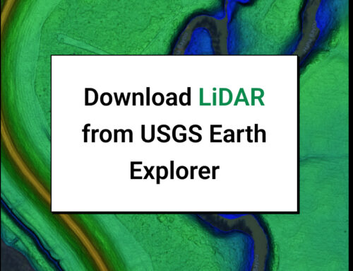 How to download LiDAR data from the USGS earth explorer