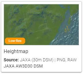 Equator JAXA Heightmap
