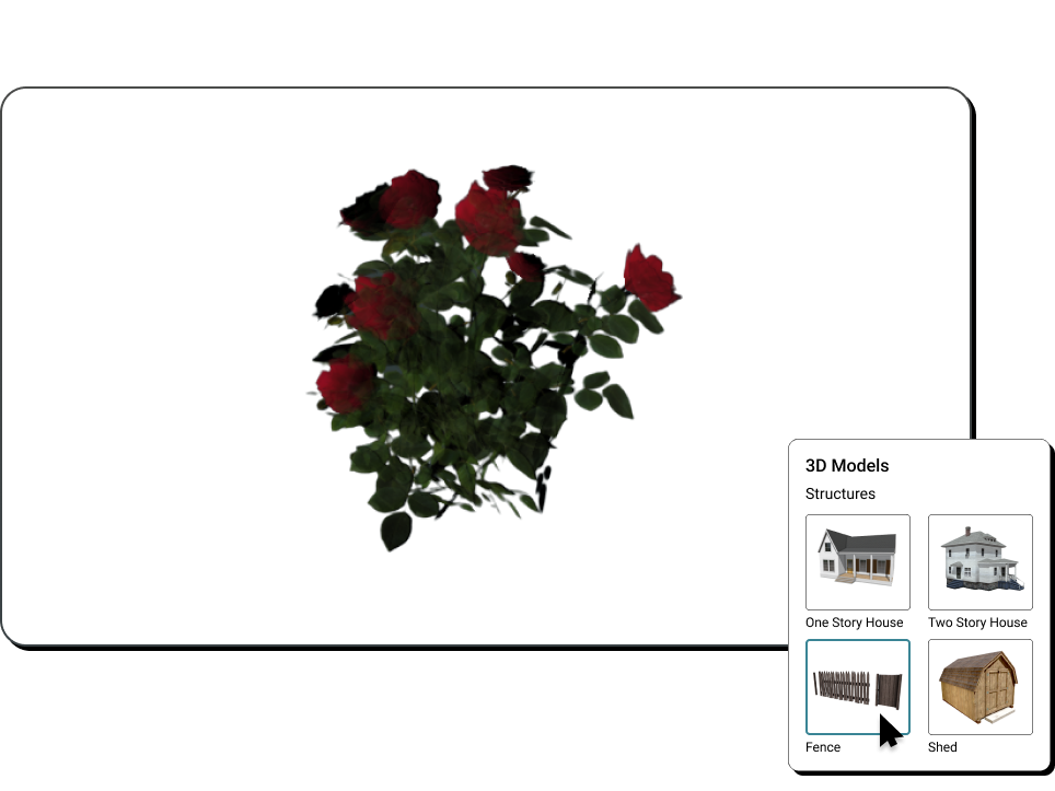 Equator Roses 3D Model