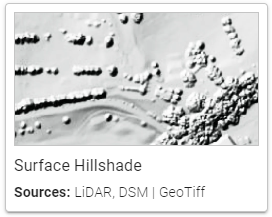Equator Surface Hillshade