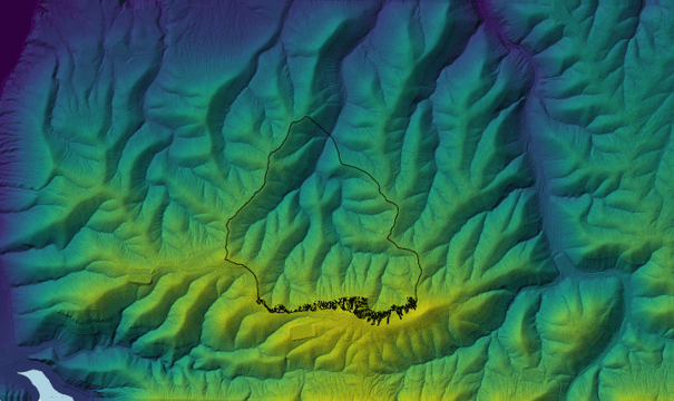 Drainage Map from LiDAR