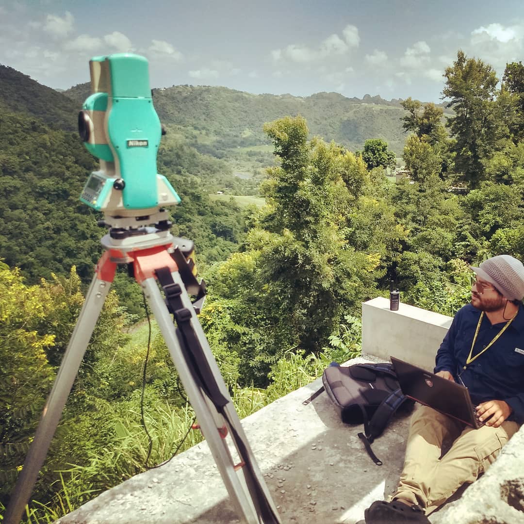 Jose surveying from the balcony