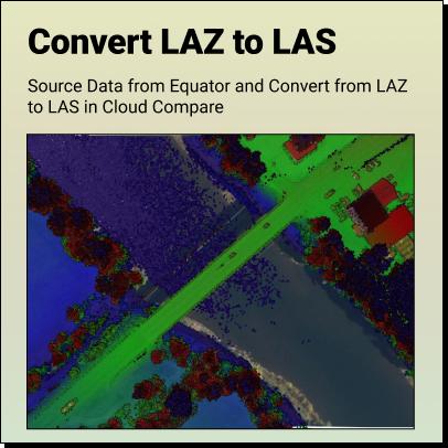 Convert LAZ to LAS thumbnail