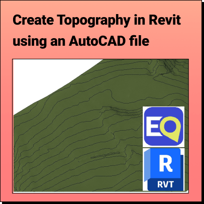 topography in revit using .dwg file