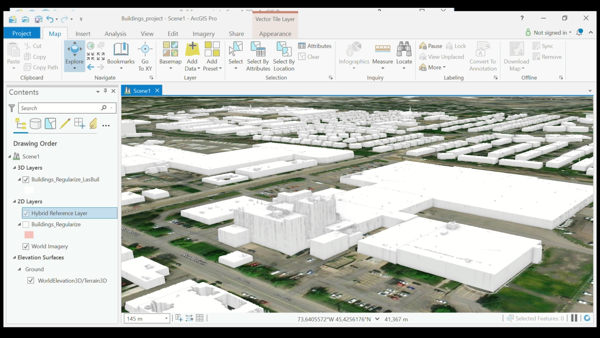 ArcGIS Create 3D Buildings from LiDAR, Picture 1