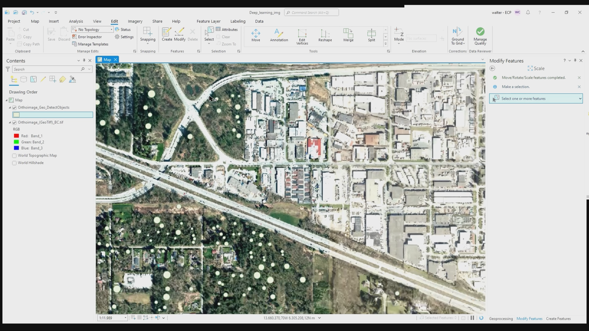 Detect Objects through Deep Learning in ArcGIS Pro - Results of the Training Model
