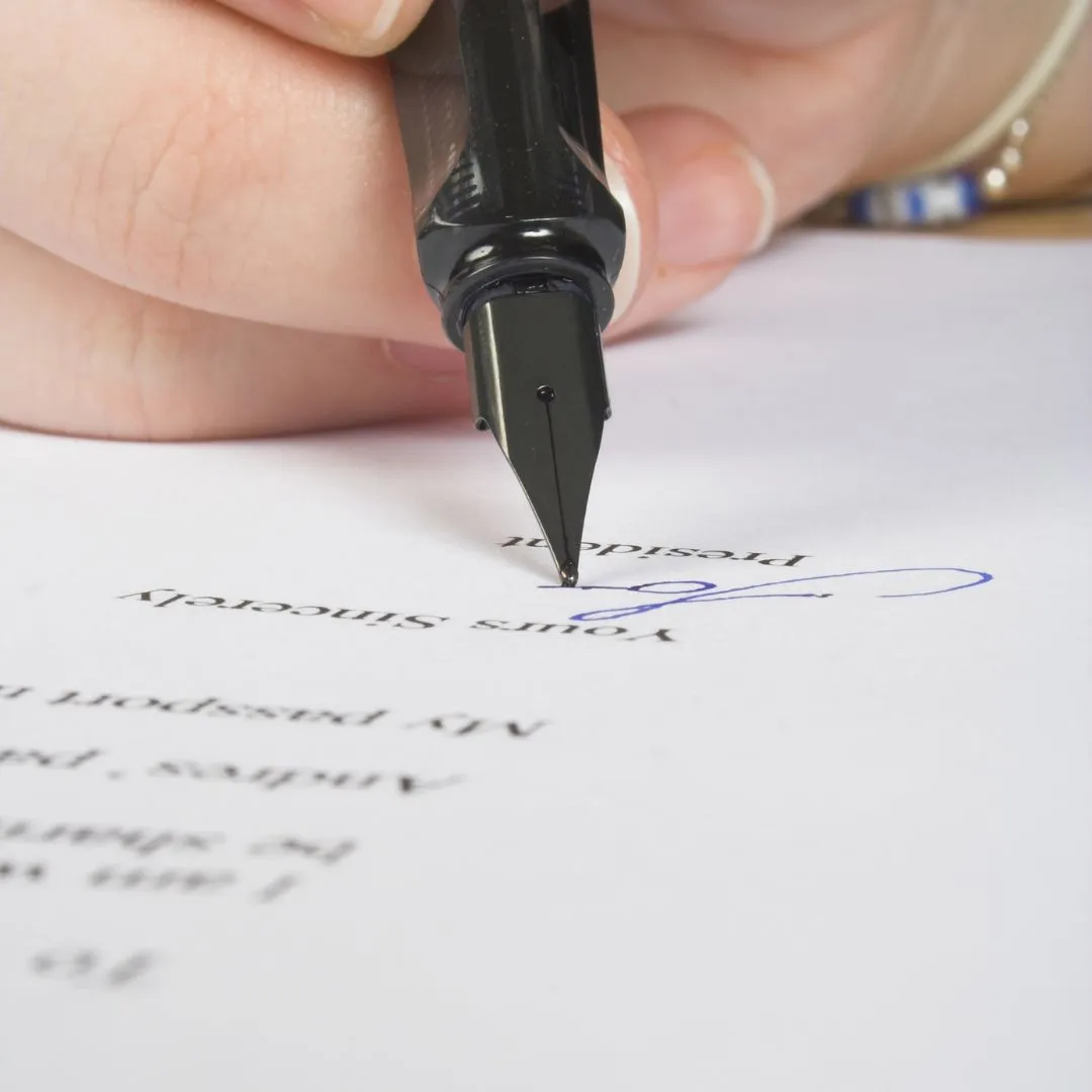 How to Write a Cover Letter - Signature